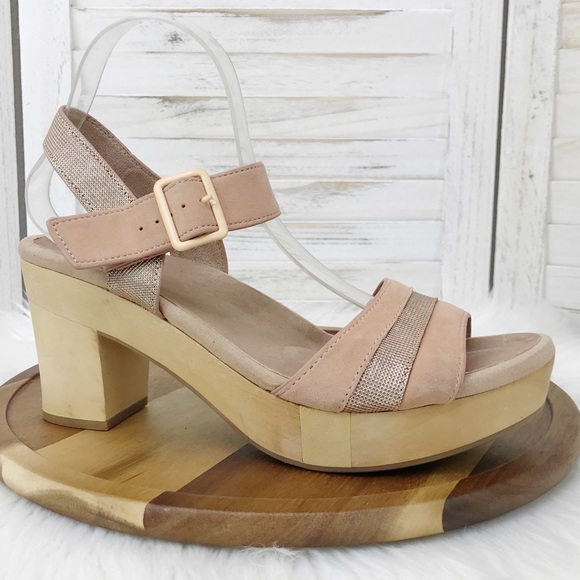 Earth Shoes - EARTH | Wooden Platform Chunky Heel 9.5